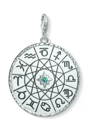 Image of Ladies Thomas Sabo Sterling Silver Charm Club Star Sign Coin Charm Y0037-878-21