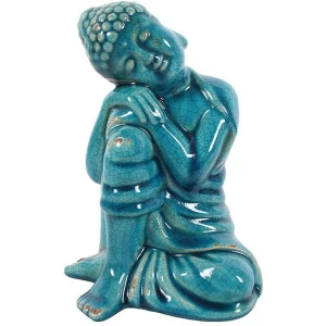 Image of Blue Ceramic Thai Buddha