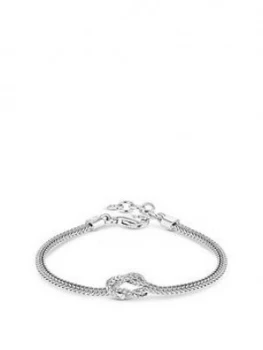 Image of Simply Silver Sterling Silver 925 Polished Fox Tail Bracelet