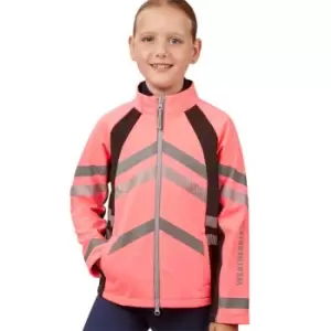 Image of Weatherbeeta Reflective Soft Shell Fleece Lined Jacket Juniors - Multi