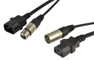 Image of Audio & Power Cable 5M XLR and IEC - IEC