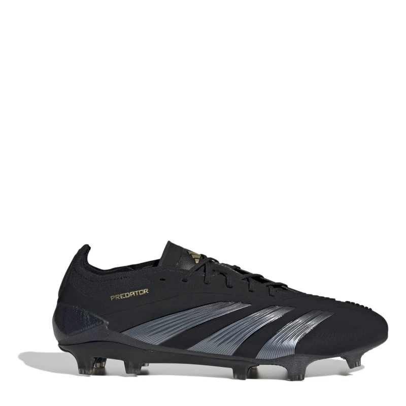 Image of adidas Predator Elite Firm Ground Football Boots Core Black/Crbn male 6 (39.3)