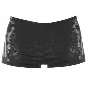 Image of adidas Pro 3 Stripe Swimming Boxers Mens - Black