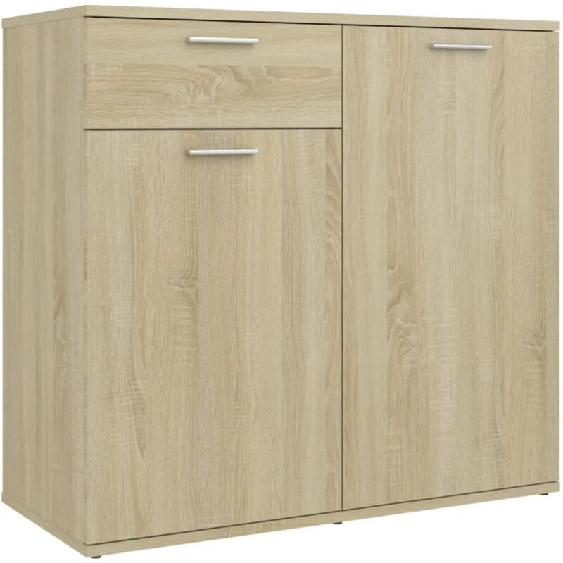 Image of VIDAXL Sideboard Sonoma Oak 80x36x75cm Engineered Wood Vidaxl 8720286327746