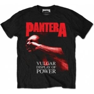 Image of Pantera Red Vulgar Mens Black T Shirt: Medium