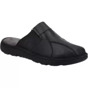 Image of Hush Puppies Mens Carson Leather Mule Summer Slider Sandals UK Size 8 (EU 42)