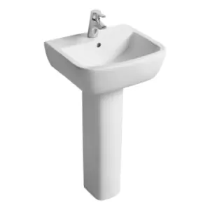Image of Ideal Standard Tempo 50cm washbasin, 1 taphole White T058801 - 444742