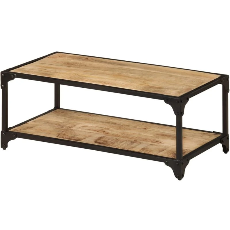 Image of VIDAXL Coffee Table 90x45x35cm Solid Rough Mango Wood Vidaxl 8720286436929