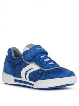Image of Geox Boys Poseido Strap Trainers - Royal Blue