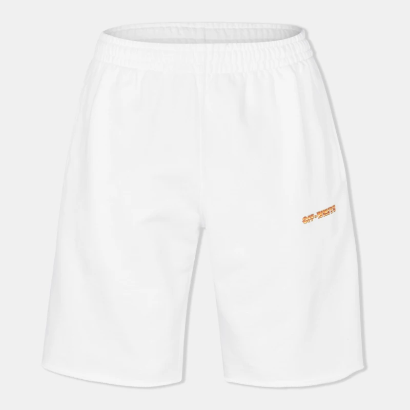 Image of Off White Mens Arow Sweatshorts White male XS