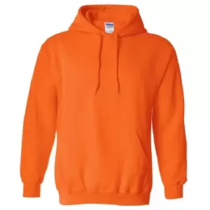 Image of Gildan Heavy Blend Adult Unisex Hooded Sweatshirt / Hoodie (2XL) (Safety Orange)
