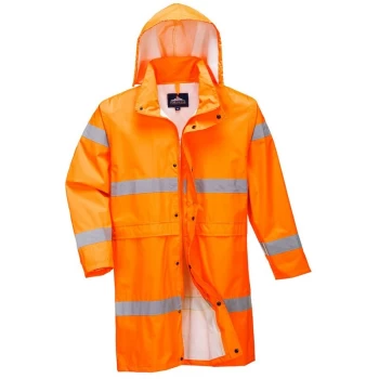 Image of H442ORRS - sz S Hi-Vis Coat 100cm - Orange - Portwest