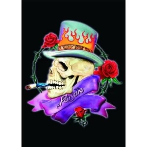 Image of Poison - Skull Postcard