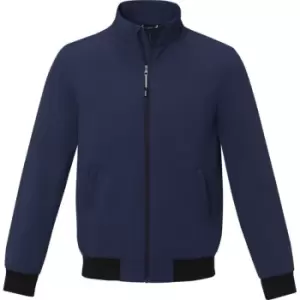 Image of Elevate Unisex Adult Keefe Bomber Jacket (L) (Navy)