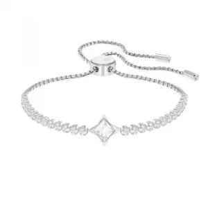 Image of Ladies Swarovski Silver Plated Subtle Star Bracelet