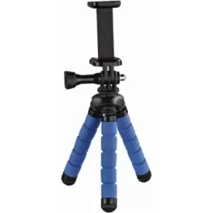 Image of Hama 4610 Blue Flex Mini Tripod for Smartphone & GoPro