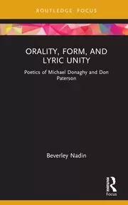 Image of Orality Form and Lyric Unity Poetics of Michael Donaghy and Don Paterson