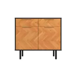 Image of Out & Out Original Out & Out Dallas Parquet Sideboard - Black