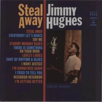 Image of Jimmy Hughes Steal Away - Blue Marble Vinyl 2014 UK vinyl LP HIQLP-021
