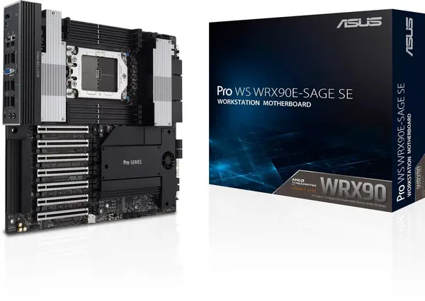 Image of ASUS Pro WS WRX90E-SAGE SE SSI EEB Motherboard for AMD sTR5 CPUs