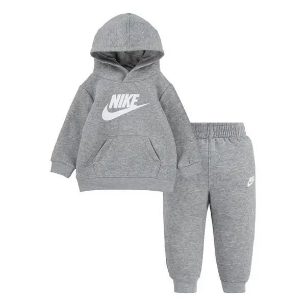 Image of Nike Fleece Tracksuit - Grey 6 - 12 Months