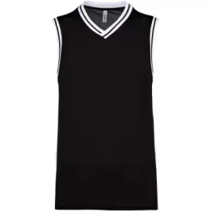 Image of Proact Adults Unisex University Jersey (XS) (Black/White)