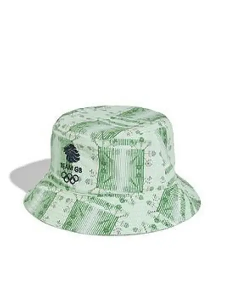 Image of adidas Team Gb Bucket Hat - Green, Men Green VYQEQ Male