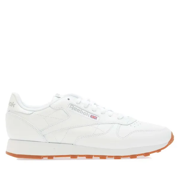 Image of Reebok classic leather trainers in white White UK 10 (EU 44½)
