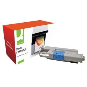 Image of Q-Connect Compatible Solution Oki Toner Cartridge 44973536 Black