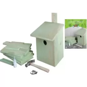 Image of Esschert Design - diy Nesting Box 21.3x17x23.3cm KG52 Green