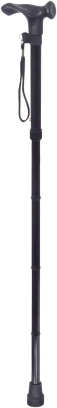 Image of Aidapt Collapsible Ergonomic Walking Stick Right Black