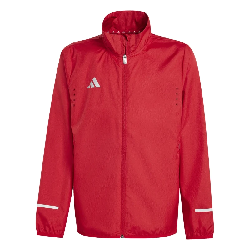 Image of Waterproof jacket for kids adidas Wind.Rdy Rouge Unisex 15/16 ans