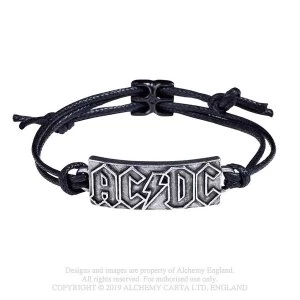 Image of AC/DC - Lightning Logo Wrist Strap