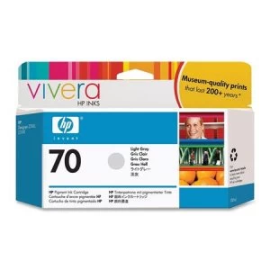 Image of HP 70 Light Grey Ink Cartridge