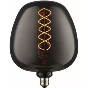 Image of Loops - 4W E27 Filament Lamp - Decorative Smoked Tinted Glass Light Bulb - Warm White