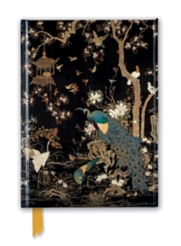 Image of Ashmolean Museum: Embroidered Hanging with Peacock (Foiled Journal) Notebook / blank book