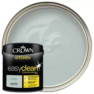 Image of Crown Easyclean Matt Emulsion Kitchen Paint - Marble Top - 2.5L
