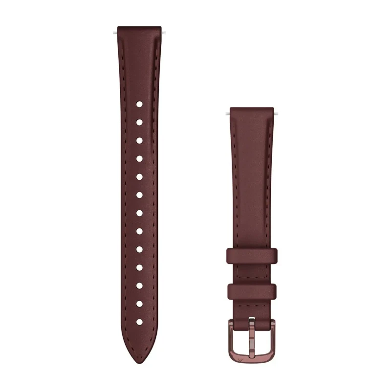 Image of Garmin 010-13302-21 Lily 2 Bands (14 mm) Mulberry Leather Watch