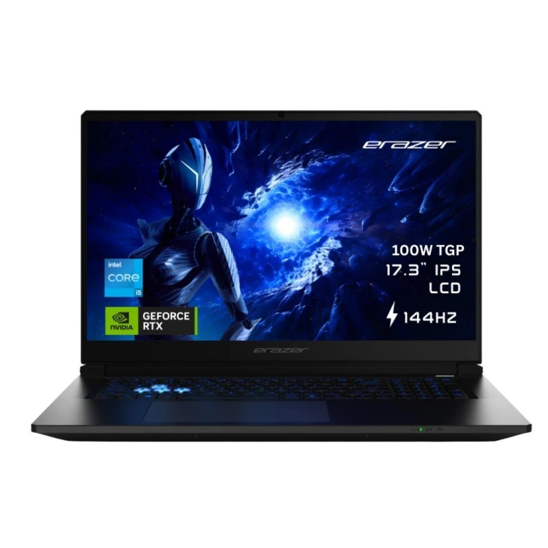 Image of MEDION ERAZER Scout 17 E1 17.3" Gaming Laptop - Intel Core 5, RTX 5050, 1TB SSD, Black 4061275239508