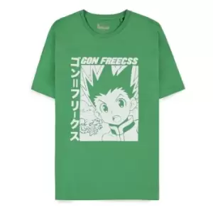 Image of Hunter X Hunter T-Shirt Gon Freecss Green Size M