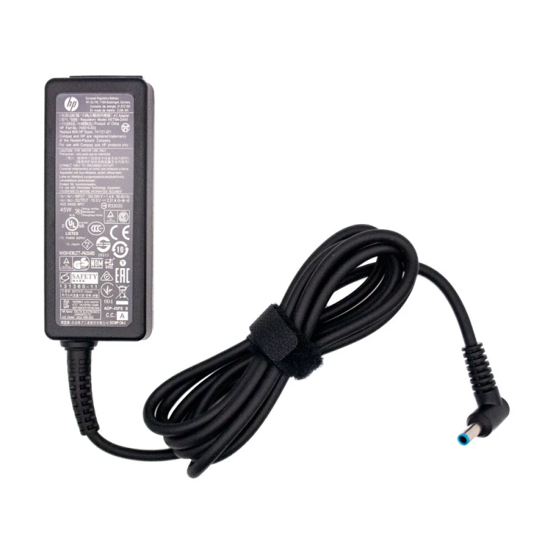 Image of Origin Storage Origin Storage HP 45W Smart 4.5mm AC Adapter with EU Plug OEM: 719309-001 ADP-45W-HP-4.5-EU