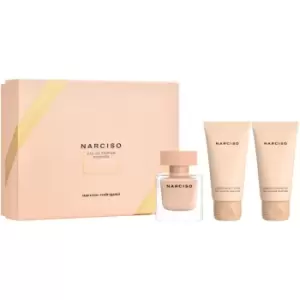 Image of Narciso Rodriguez Narciso Poudree Gift Set 50ml Eau de Parfum + 50ml Shower Gel + 50ml Body Lotion