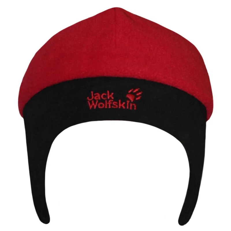 Image of Jack Wolfskin Stormlock Winter Hat in Red Size: Small Red Unisex S