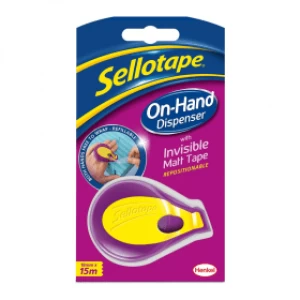 Image of Sellotape On-Hand Invisible Dispenser 15m