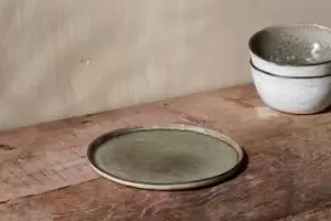 Image of Nkuku Simi Side Plate Tableware Moss Green