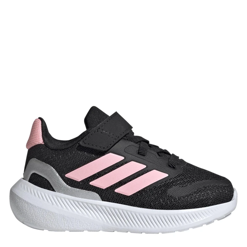 Image of adidas Runfalcon 5 Trainers Infants Black/Pink female C5 (21)
