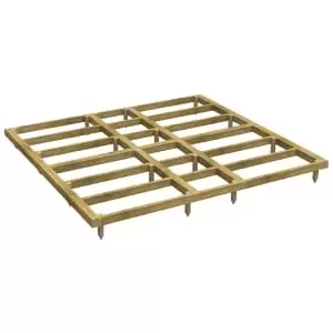 Image of Power Sheds 10 x 10ft Pressure Treated Garden Building Base Kit