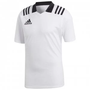 Image of adidas 3 Stripe Rugby Training Top Mens - White/Black