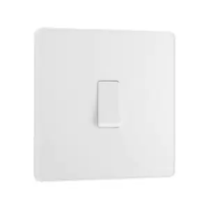 Image of BG Evolve Pearl White Single Light Switch 20A 16Ax 2 Way - PCDCL12W
