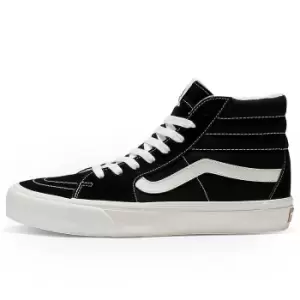 Image of Vans Sk8-Hi, Black/Marshmallow, size: 5, Unisex, Trainers, VN0005UN1KP1